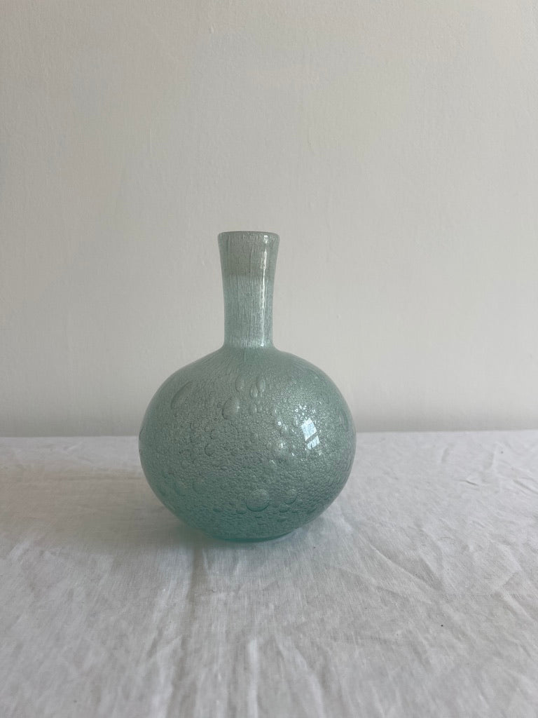 ART DECO 50'S SWEDISH BUBBLE GLASS VASE