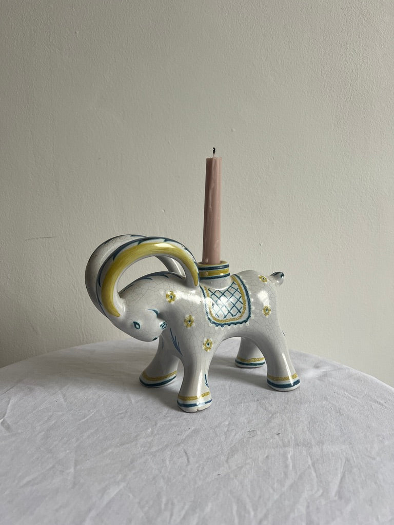 CERAMIC RAM CANDLE HOLDER