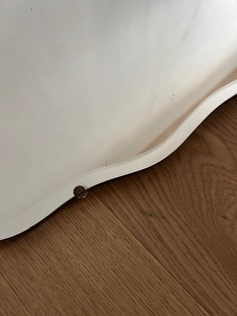 WAVY EDGE BEVELLED MIRROR