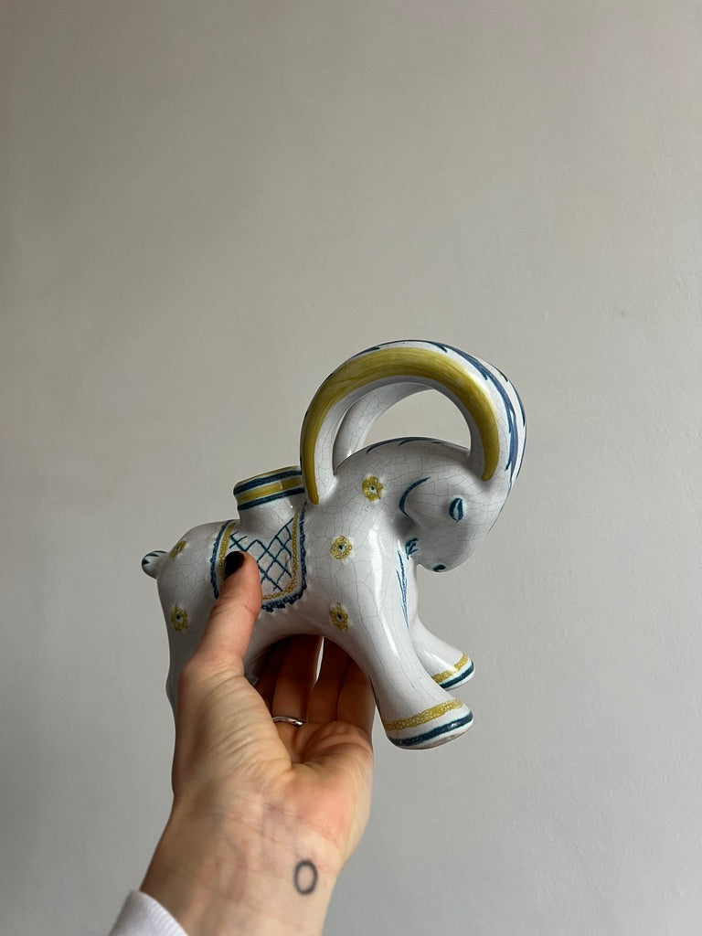 CERAMIC RAM CANDLE HOLDER