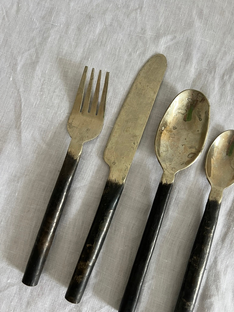 24 piece wiggle metal cutlery set