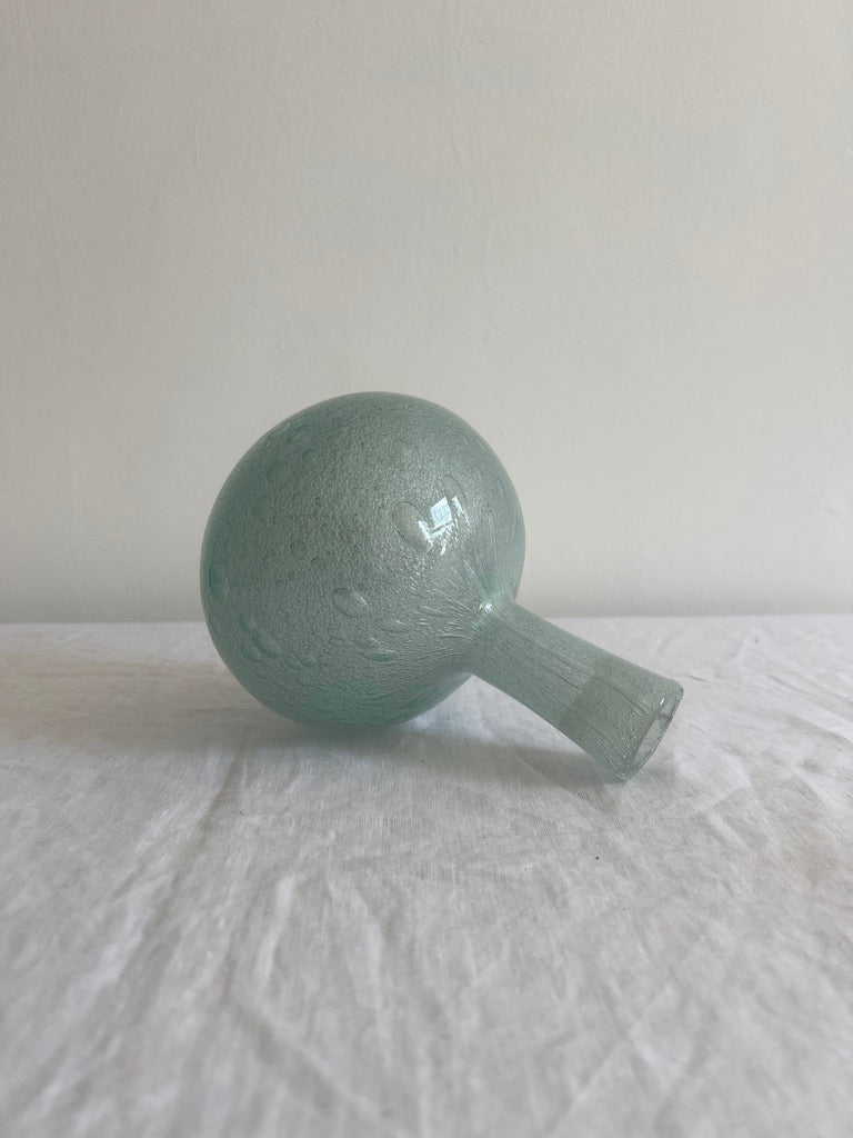 ART DECO 50'S SWEDISH BUBBLE GLASS VASE