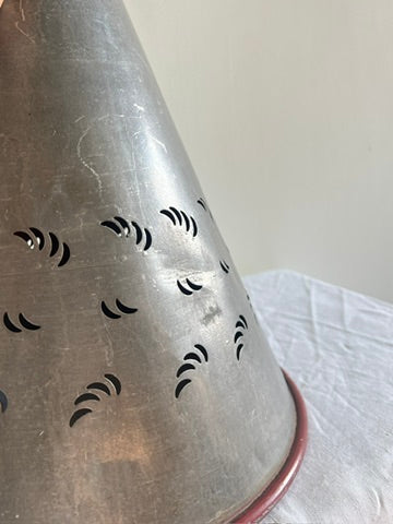 CHROME CONE CEILING LIGHT