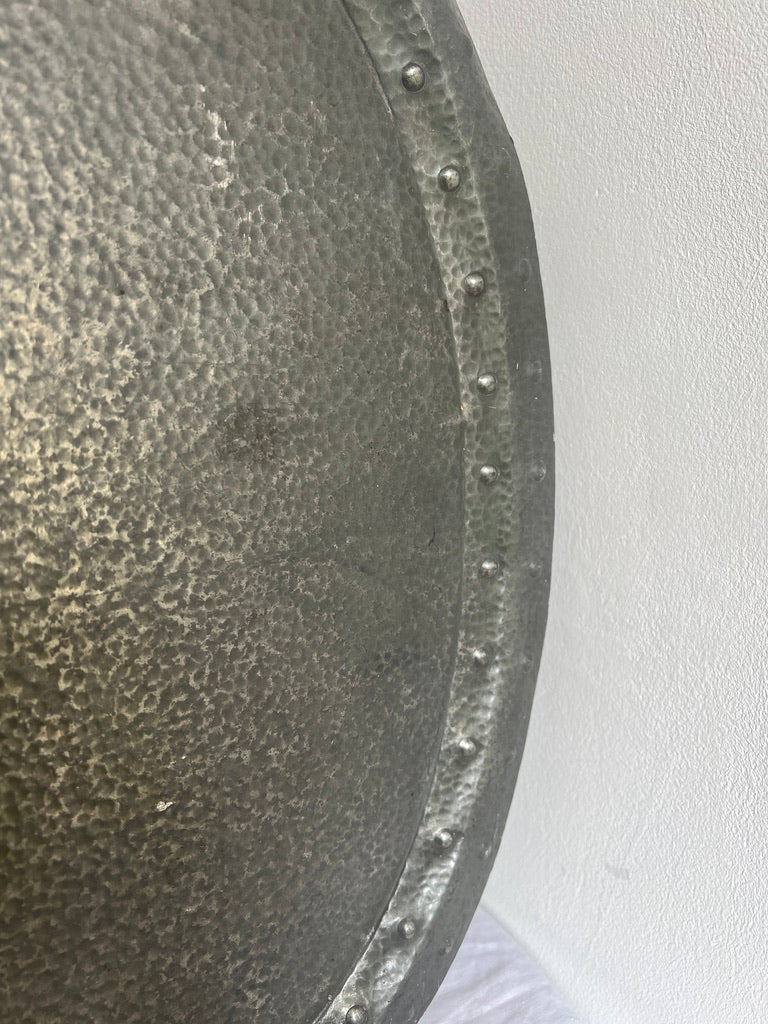 ARTS & CRAFTS PEWTER OVAL DECORATIVE TRAY
