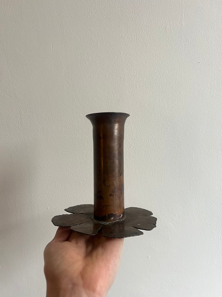 CYCLINDER FLOWER METAL VASE