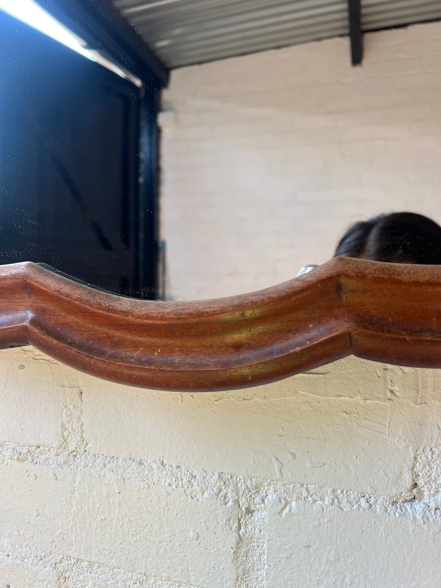 CURVED FRENCH MIRROR