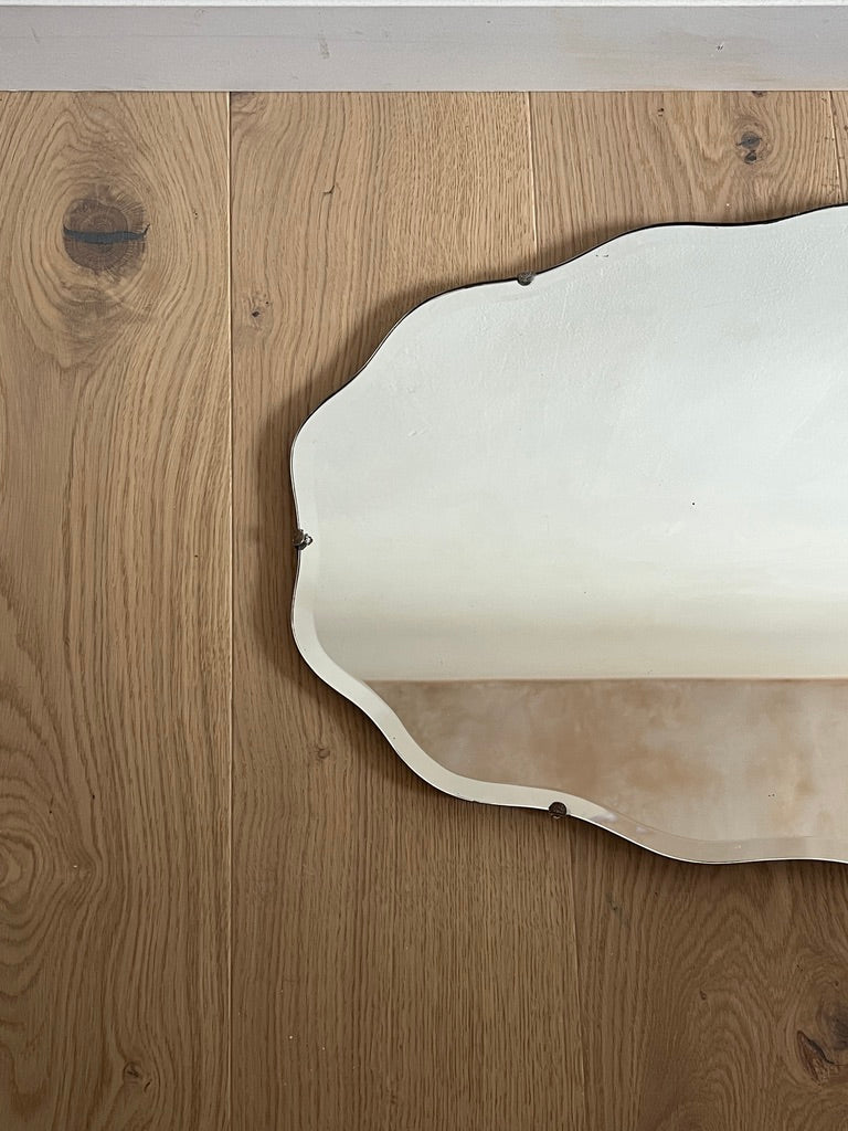 WAVY EDGE BEVELLED MIRROR