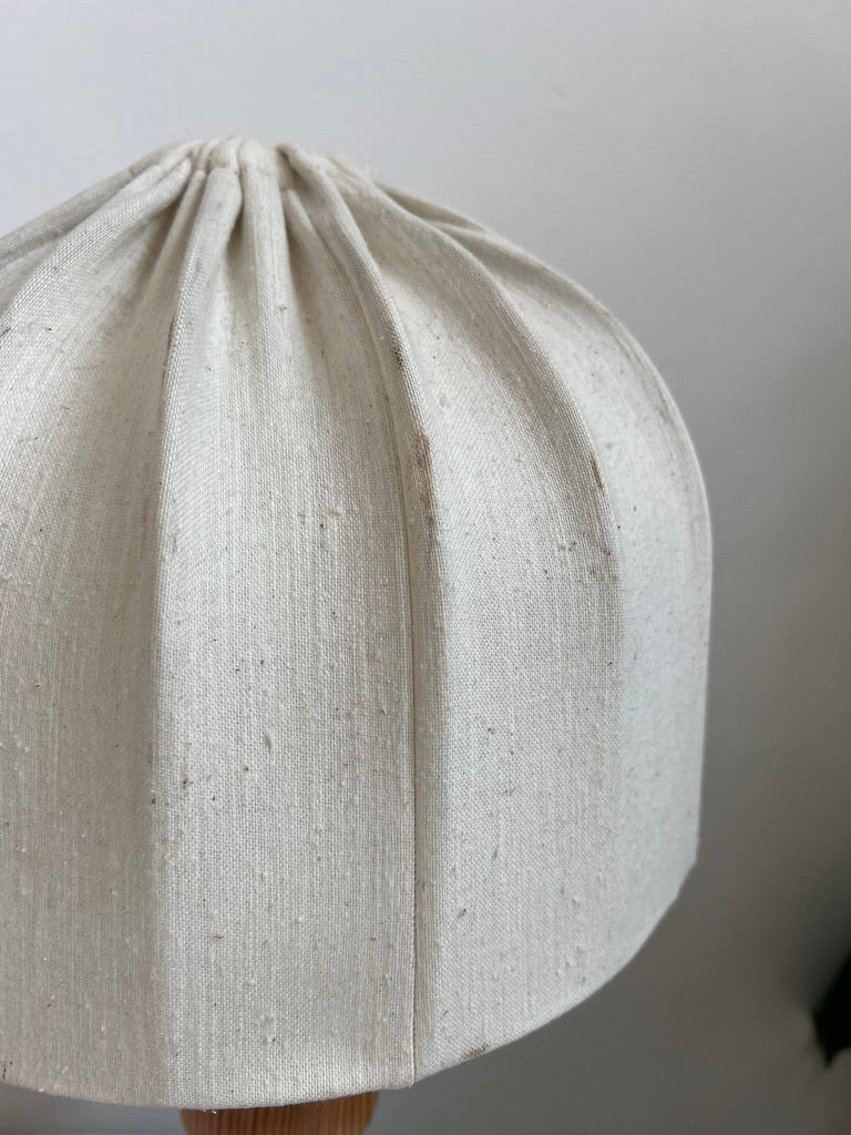 PAIR OF DANISH PINE BEDSIDE LAMPS