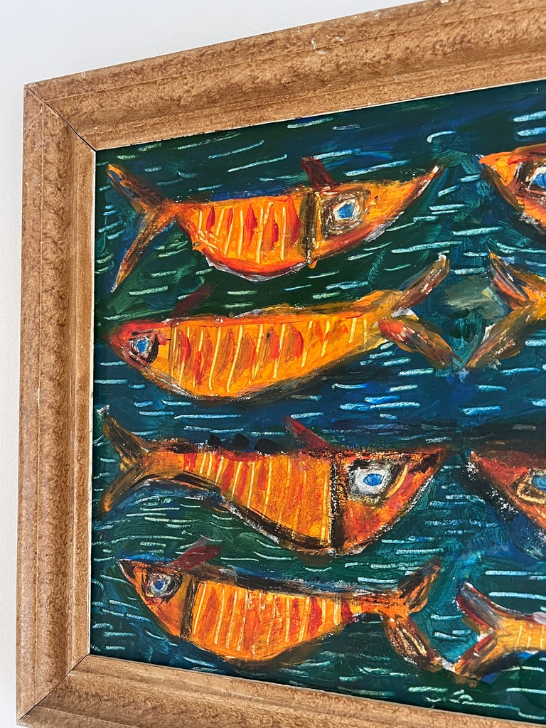 FISH TWO – SCHOOL OF ORANGE FISH