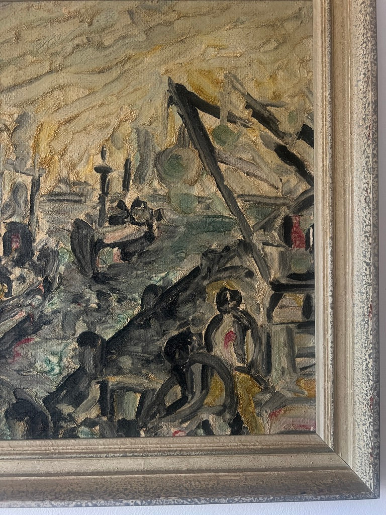 ‘ENTRANCE TO MARSEILLE’ OIL