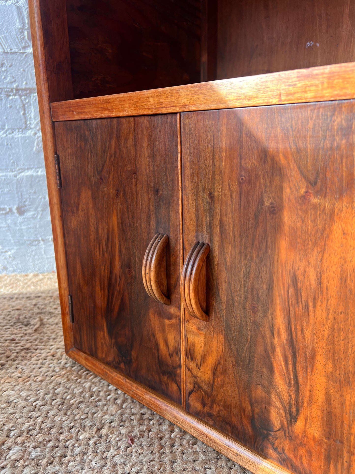 PAIR OF HERBERT E GIBBS WALNUT BEDSIDE TABLES