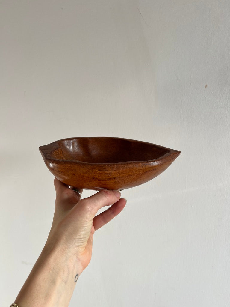 ACORN TEAK SERVING BOWL