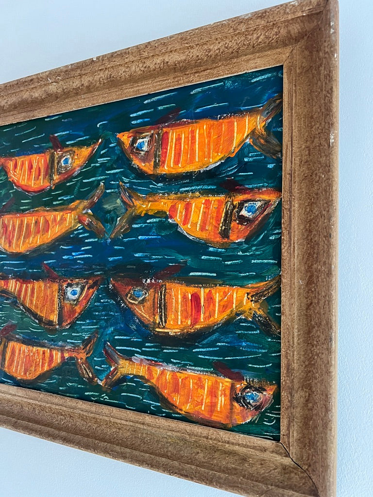 FISH TWO – SCHOOL OF ORANGE FISH