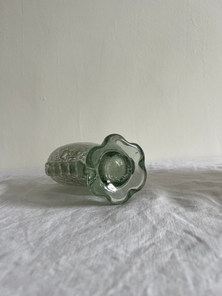 50's SWEDISH BUBBLE GLASS VASE
