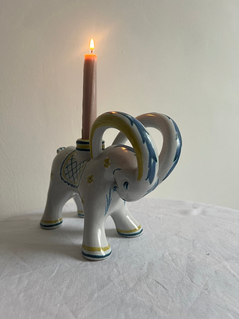 CERAMIC RAM CANDLE HOLDER