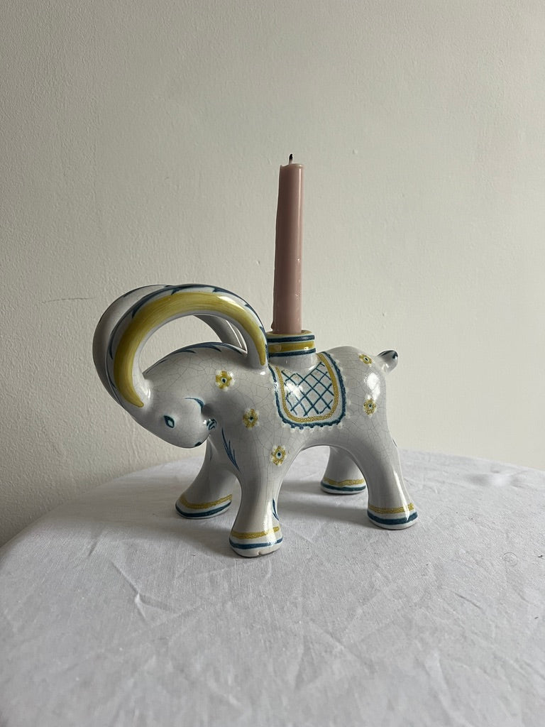 CERAMIC RAM CANDLE HOLDER