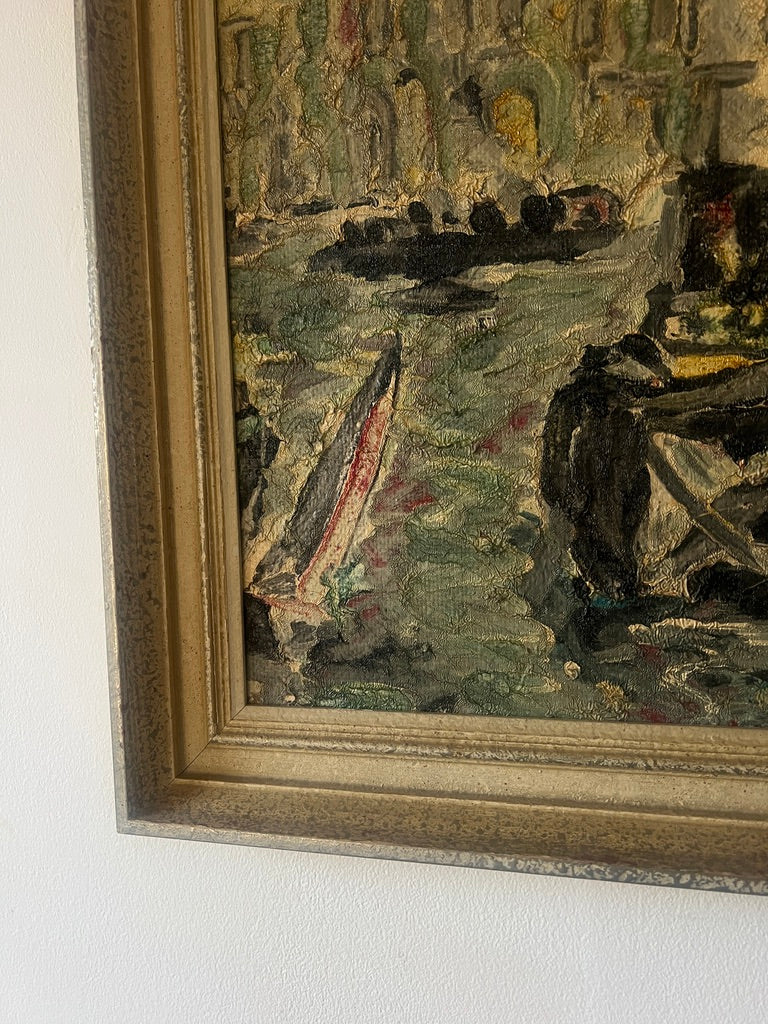 ‘ENTRANCE TO MARSEILLE’ OIL