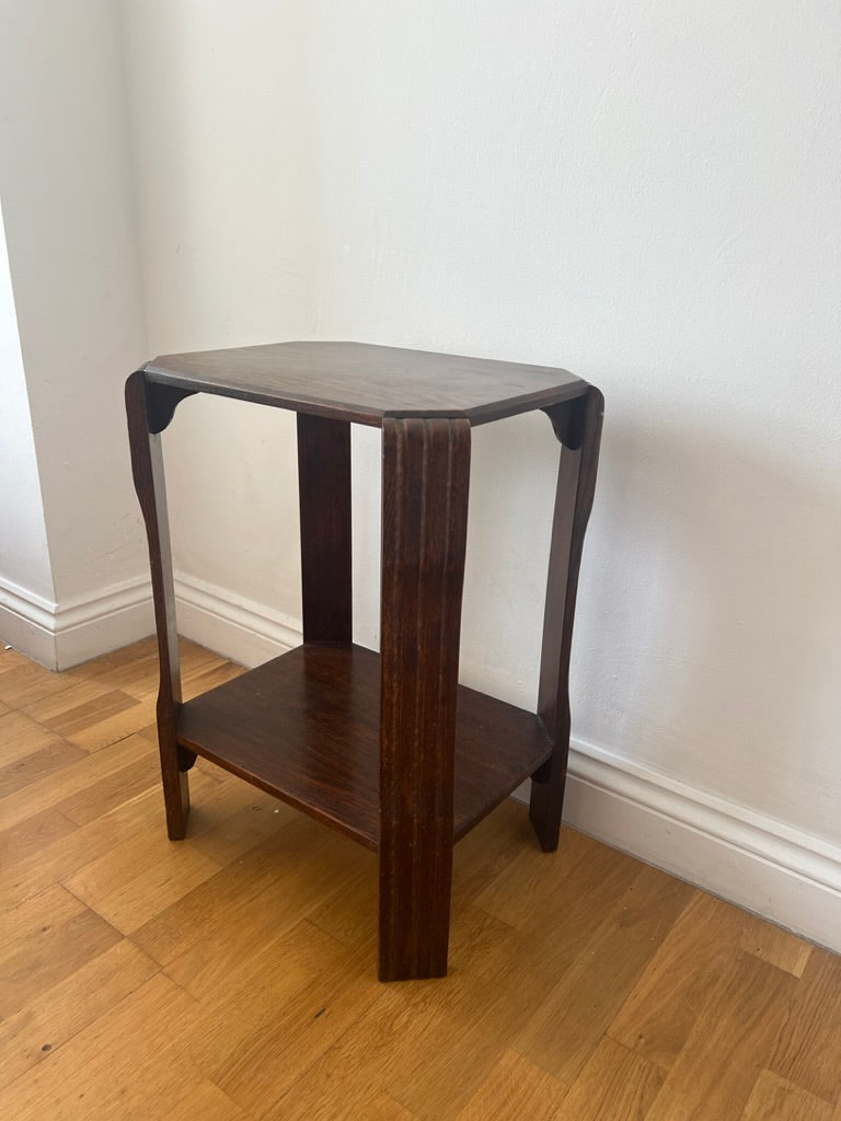 Art deco style hallway wood side table