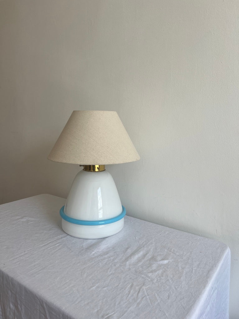 LARGE MURANO STYLE TABLE LAMP