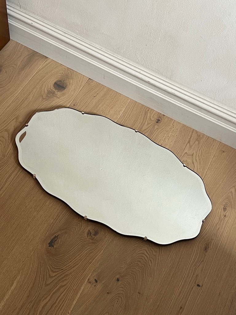 WAVY EDGE BEVELLED MIRROR