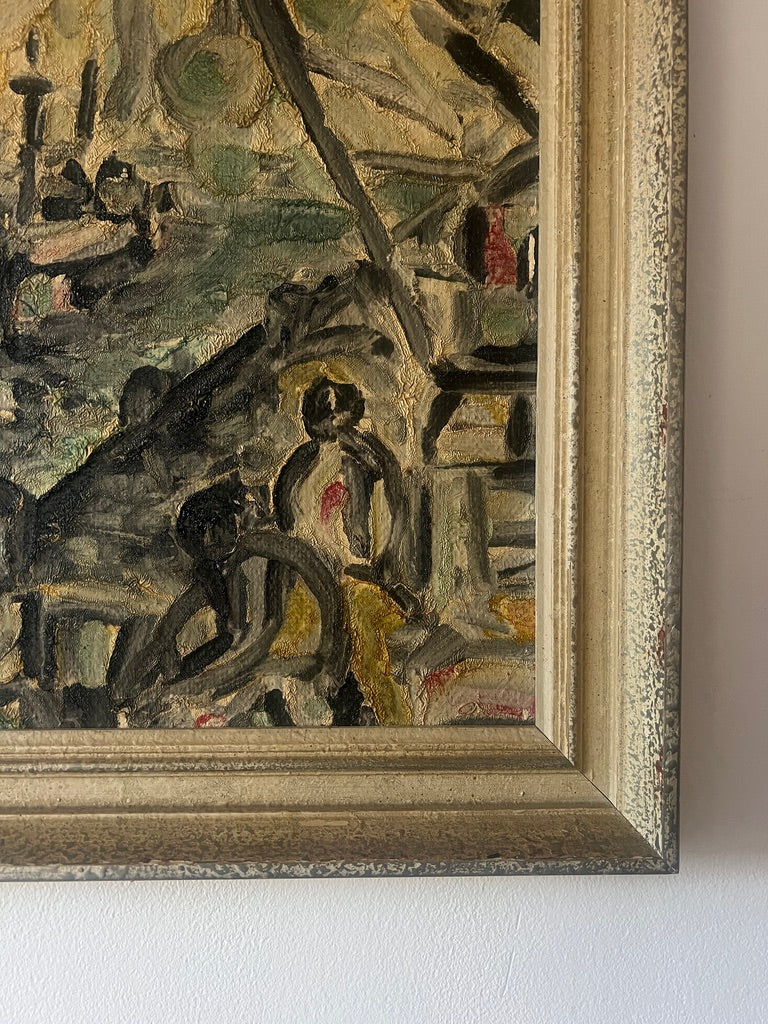 ‘ENTRANCE TO MARSEILLE’ OIL