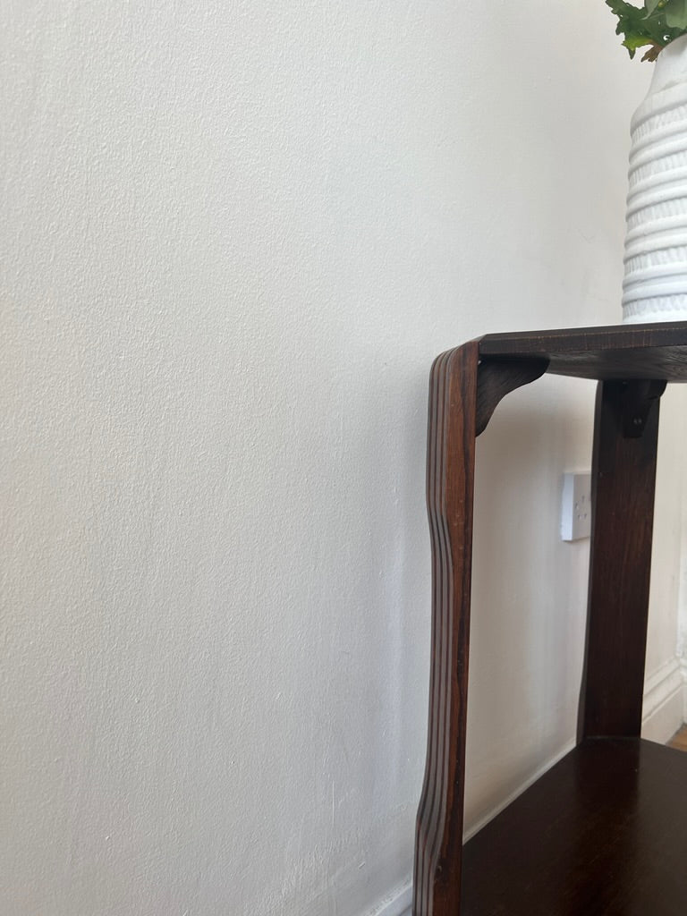 Art deco style hallway wood side table