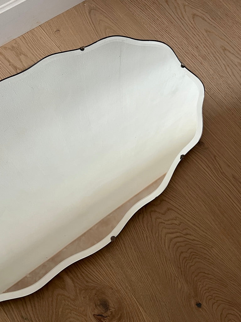 WAVY EDGE BEVELLED MIRROR
