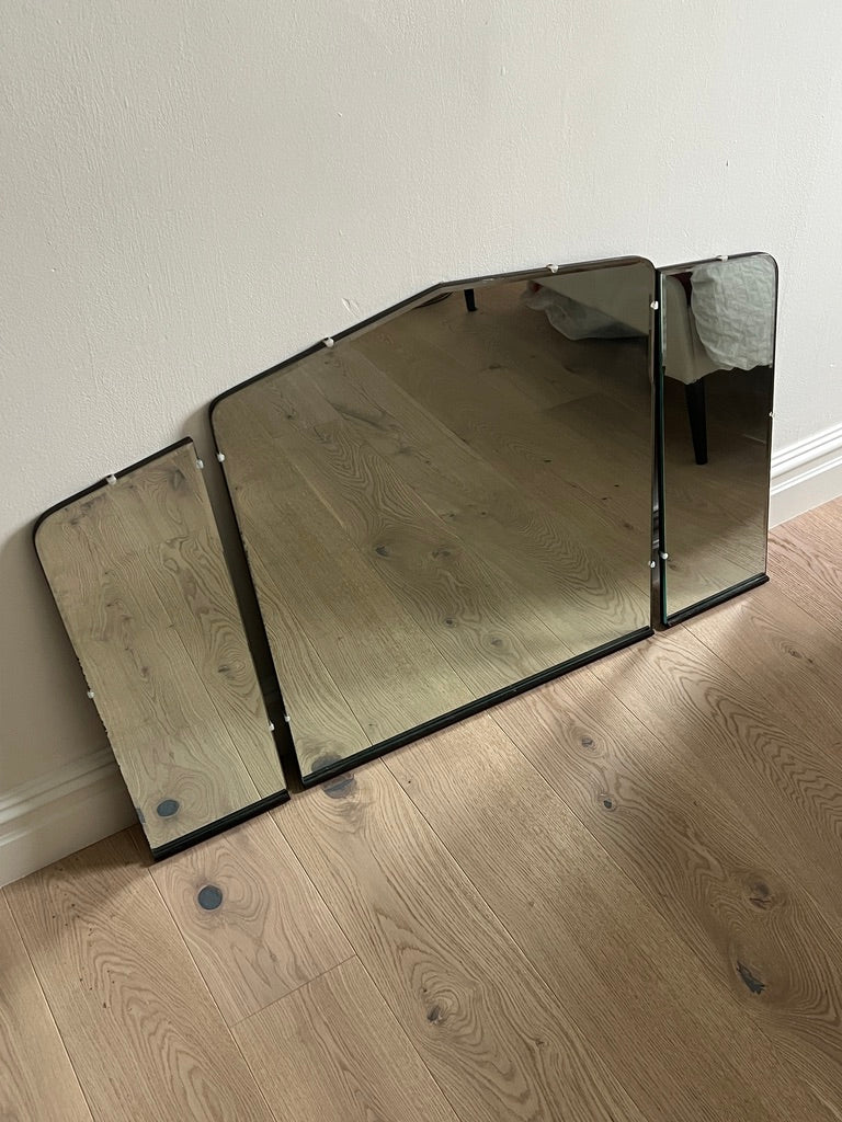 ART DECO THREE SECTIONED MIRROR