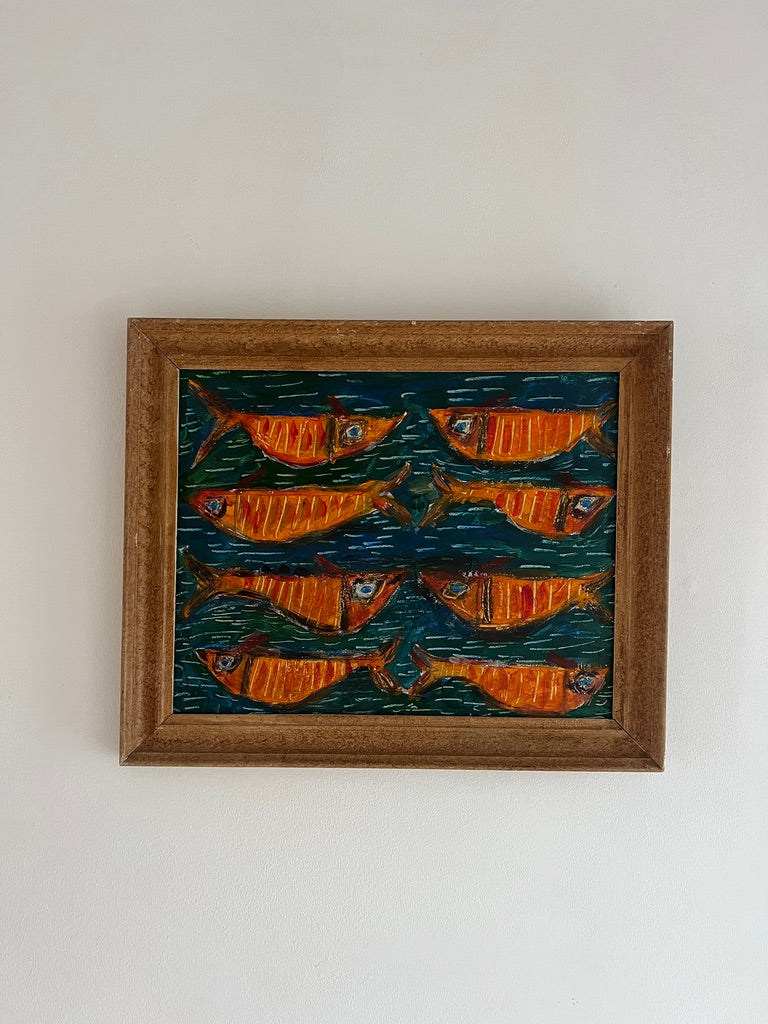 FISH TWO – SCHOOL OF ORANGE FISH