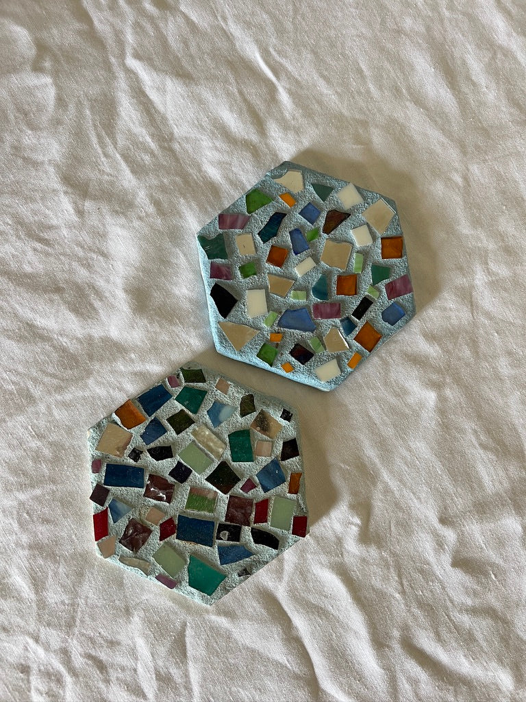 BLUE MOSAIC COASTERS