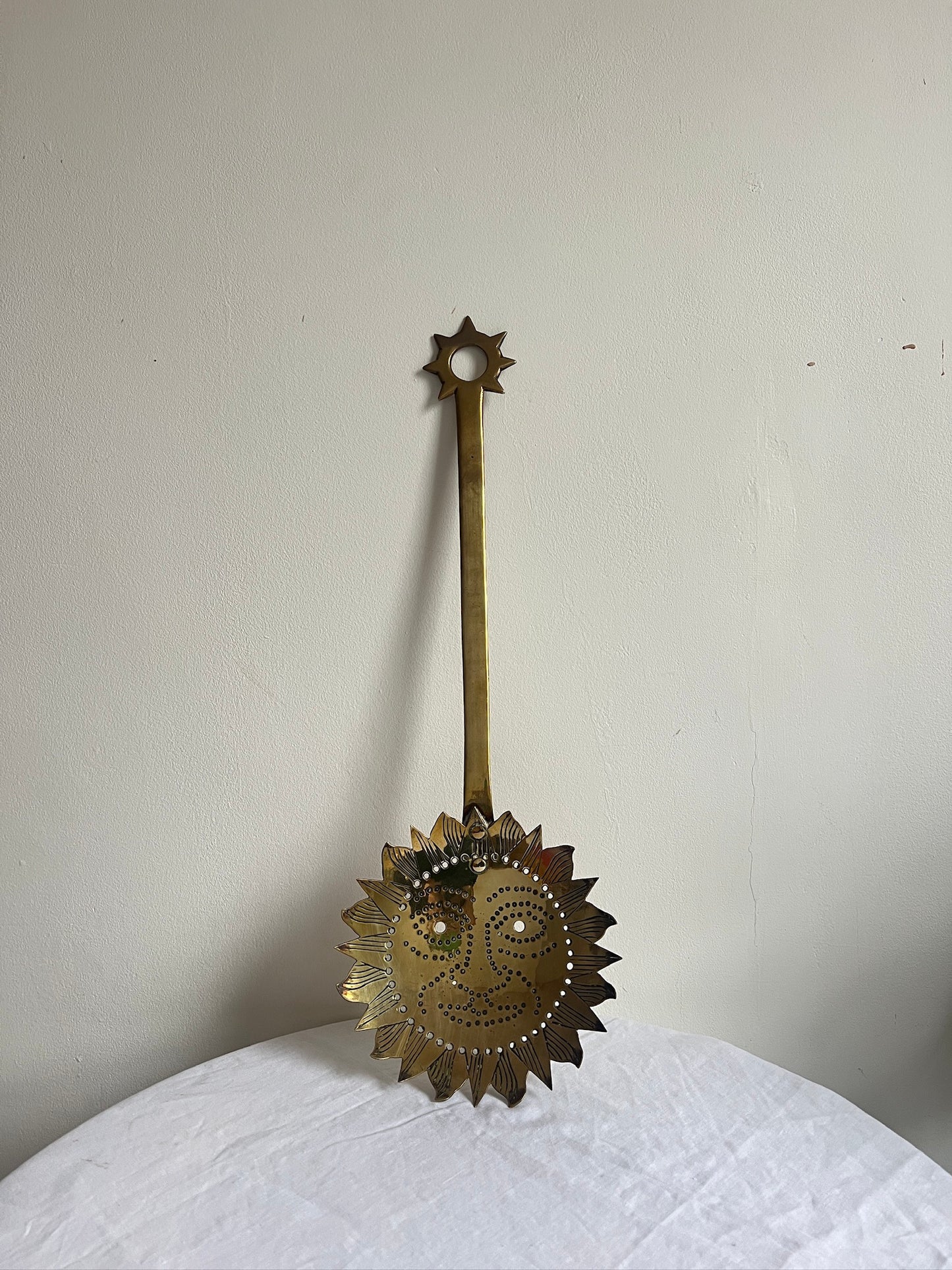 DECORATIVE BRASS SUN HANGING
