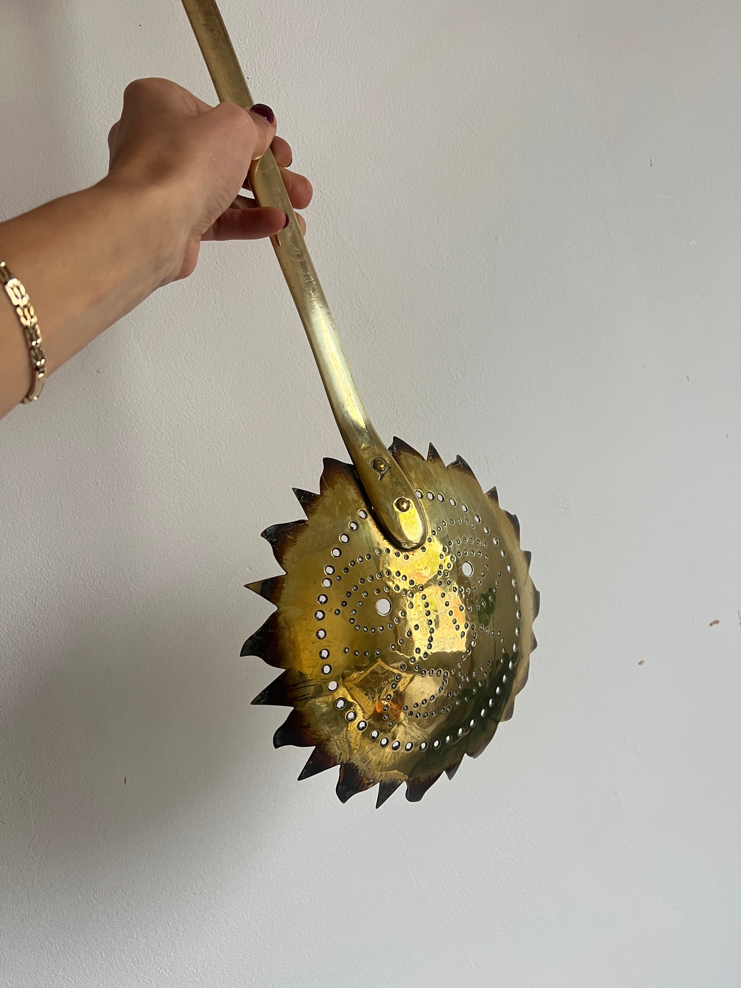 DECORATIVE BRASS SUN HANGING