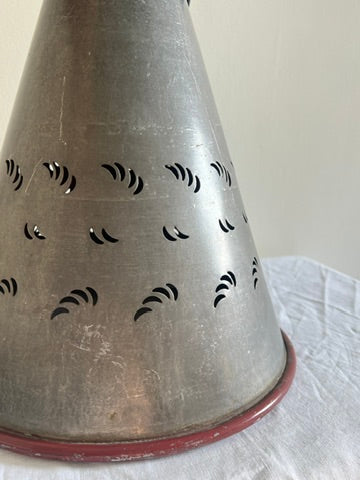 CHROME CONE CEILING LIGHT