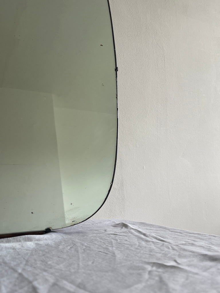 Large art deco mantle piece mirror