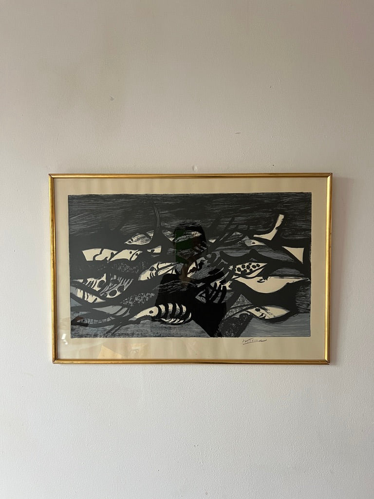 SWEDISH SHRIMP LITHOGRAPH