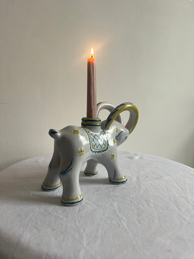 CERAMIC RAM CANDLE HOLDER