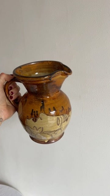 SWEDISH CERAMIC ILLUSTRATED JUG