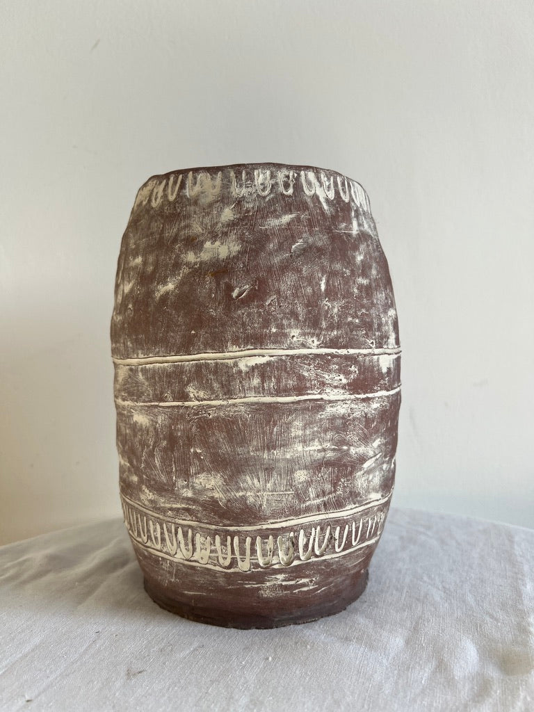 DUSTY PINK FRENCH VASE