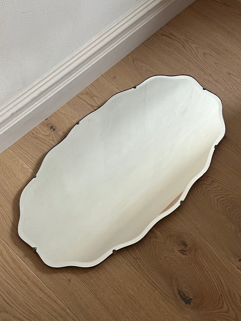 WAVY EDGE BEVELLED MIRROR