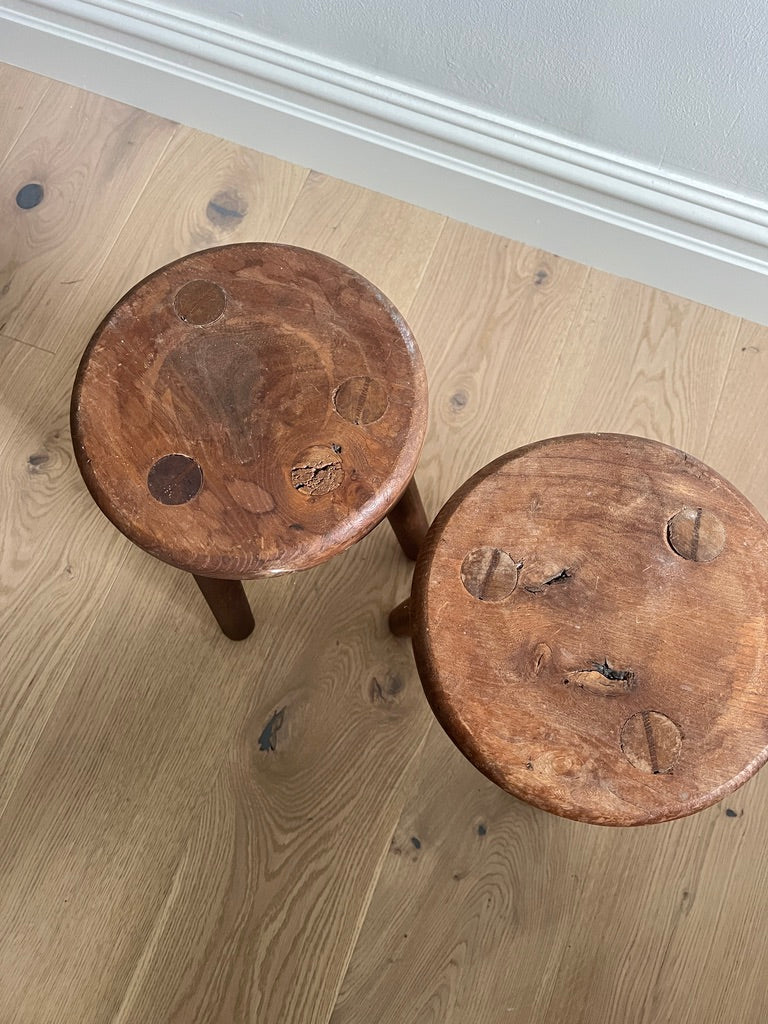 SMALL FRENCH MATCHING STOOLS