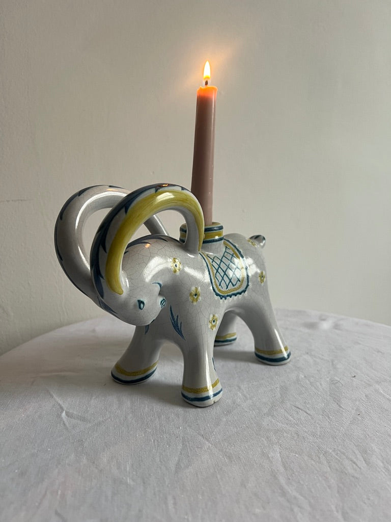 CERAMIC RAM CANDLE HOLDER
