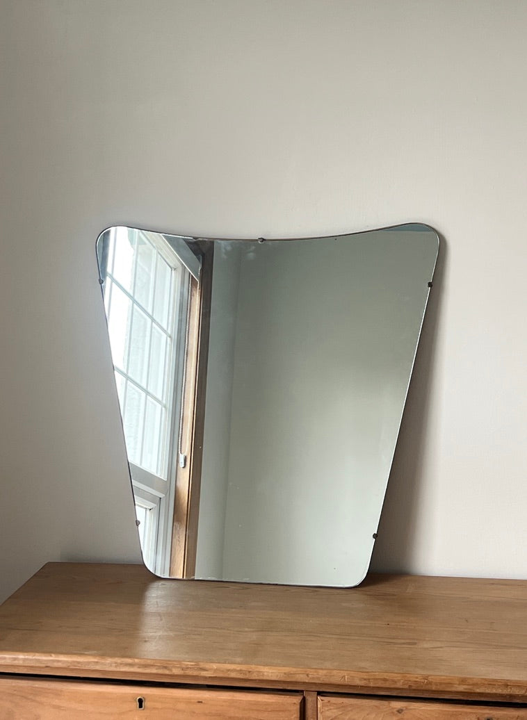 BEVELLED SCOOPED MIRROR