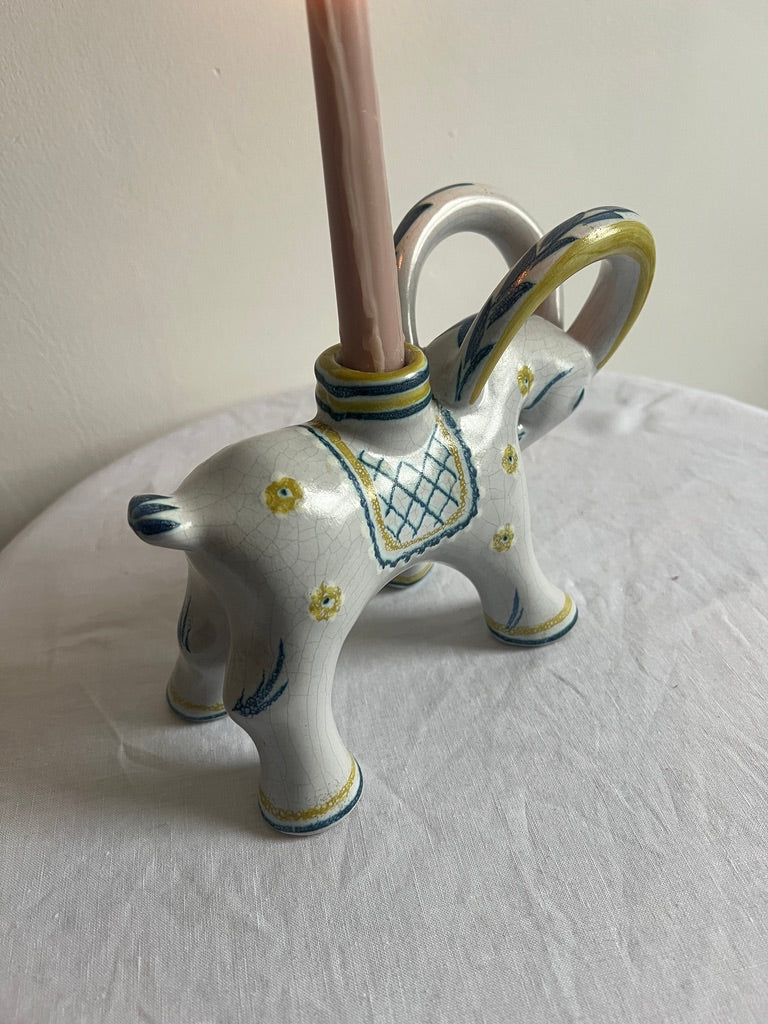CERAMIC RAM CANDLE HOLDER