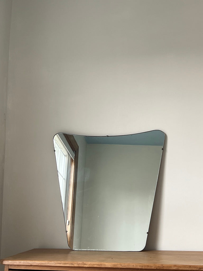 BEVELLED SCOOPED MIRROR