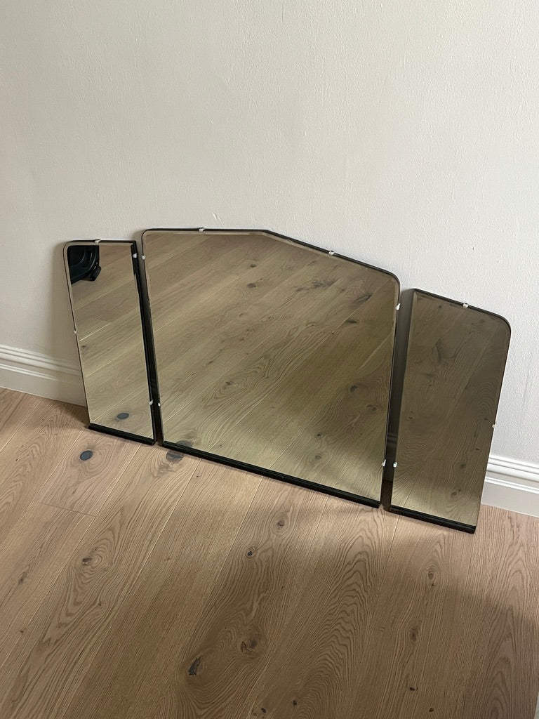 ART DECO THREE SECTIONED MIRROR