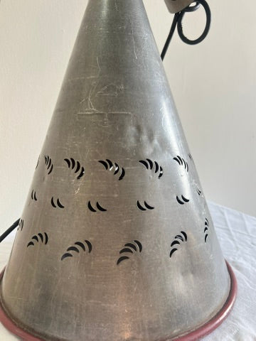 CHROME CONE CEILING LIGHT