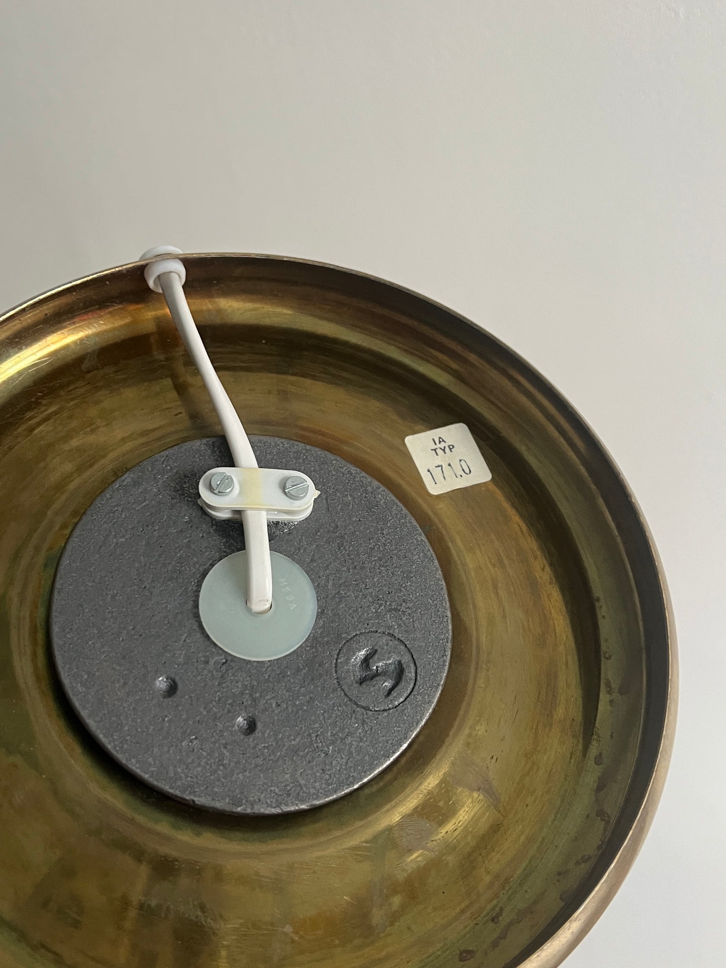 70S BRASS TABLE LAMP