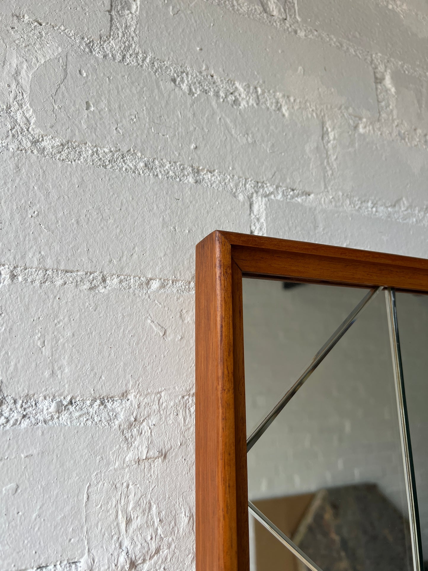 SECTIONAL TEAK SWEDISH MIRROR