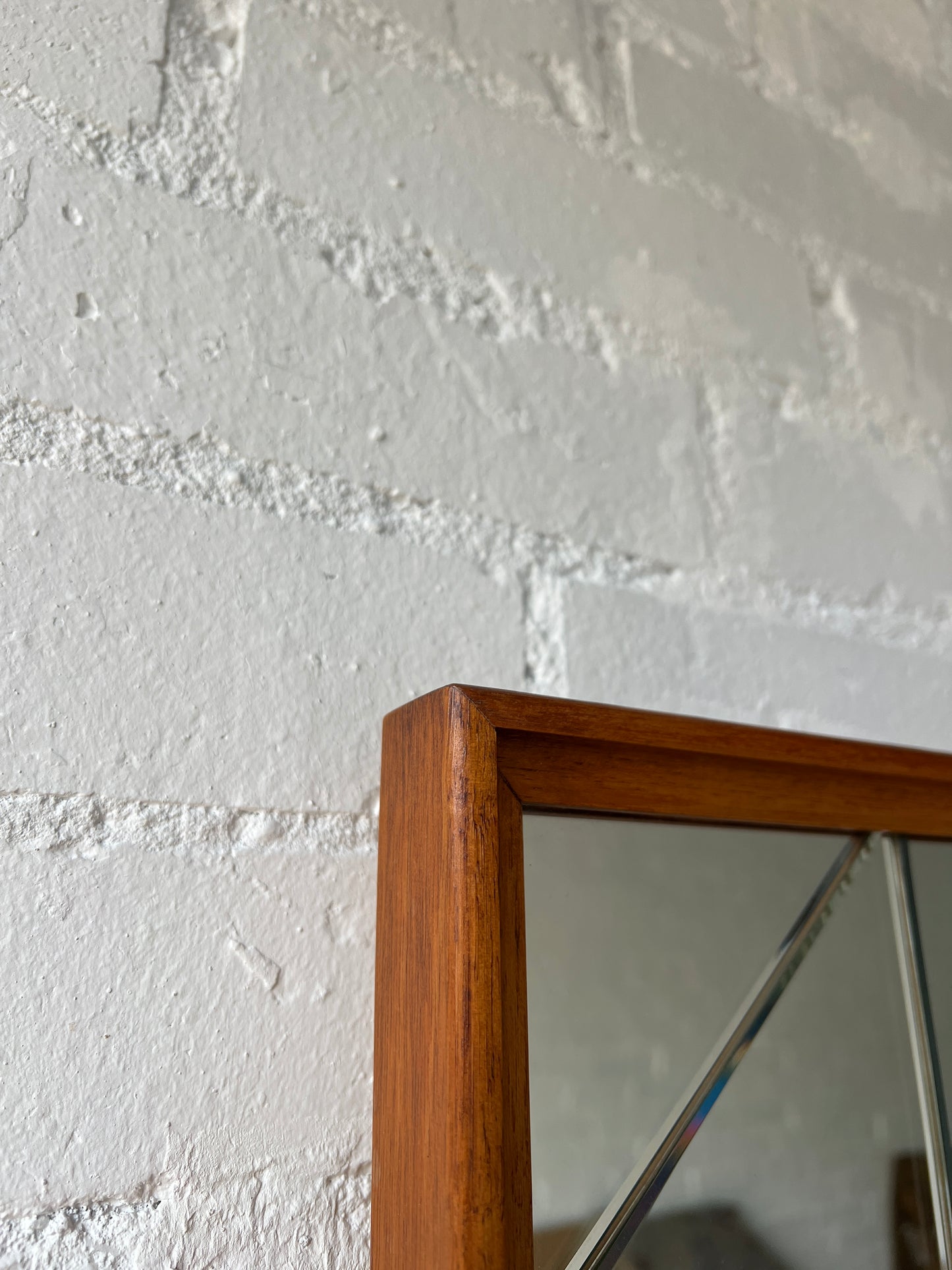 SECTIONAL TEAK SWEDISH MIRROR