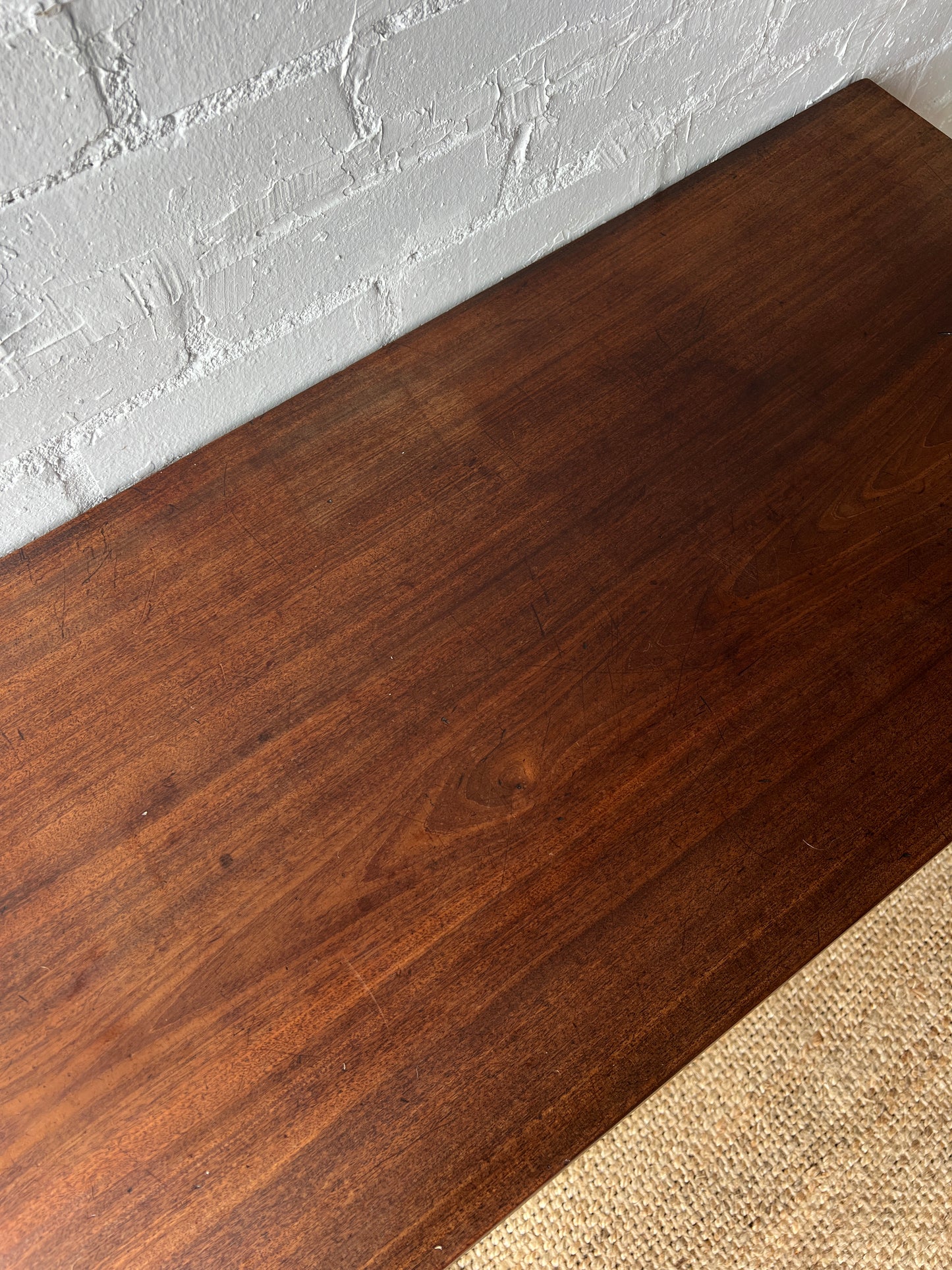 MAHOGANY HALLWAY CONSOLE TABLE